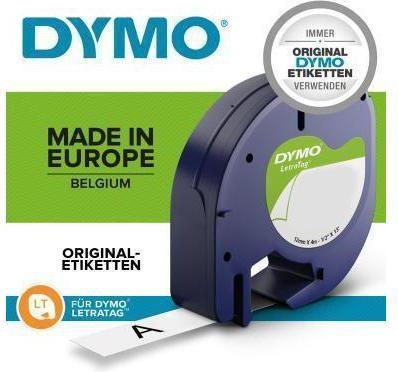 Produktbild Dymo Plastikband Schwarz auf Grün (1.20 cm, Grün, Schwarz)