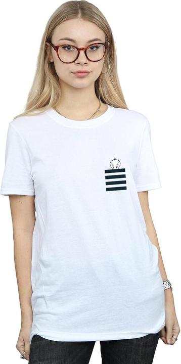 Produktbild Looney Tunes Tweety Pie Striped Faux Pocket TShirt (M)