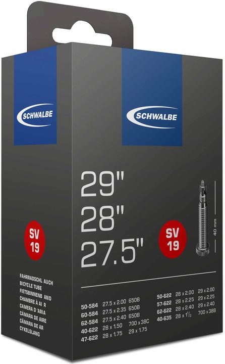 Produktbild Schwalbe Sv19 (Presta (SV), 27.5", 28", 29", 40 mm)