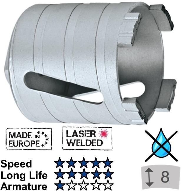 Samedia MASTER DSM 82x70 M16 6Seg diamond can countersink lime sand 390012 (100 mm)