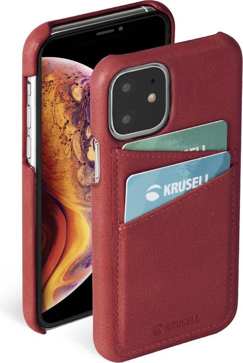 Image du produit Krusell Sunne CardCover Apple iPhone 11 rouge vintage (61791) (Apple iPhone 11)