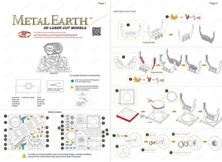 Nutritional values and ingredients Metal Earth Batman Bat Signal