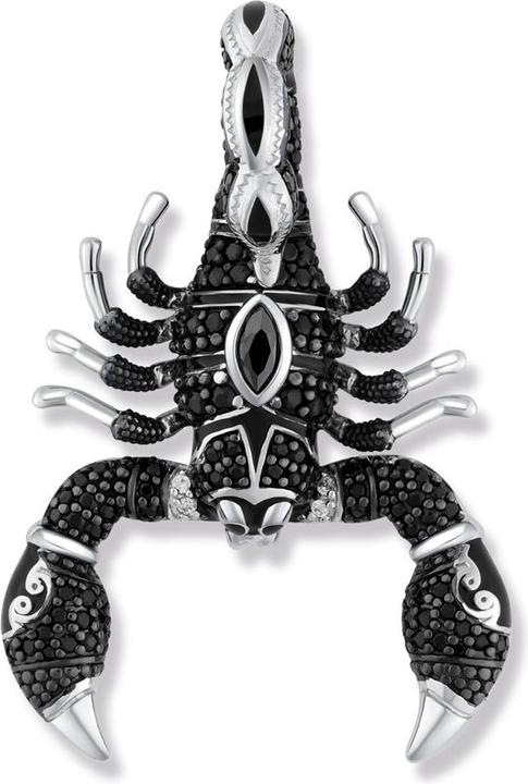 Produktbild Seinerzeit Spike Skorpion Anhänger (Silber 925, Emaille)