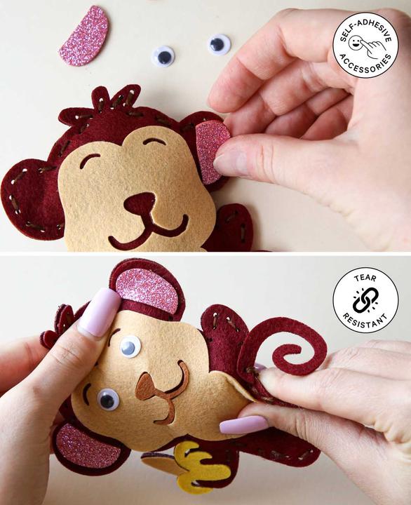 Produktbild I Am Creative Filznähset, Komplettset Tiere