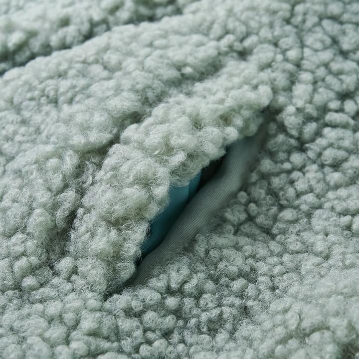 Immagine prodotto VidaXL Giacca con cappuccio per bambini in pelliccia sintetica verde menta (104)