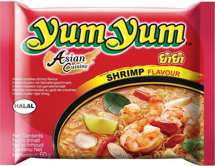 Image du produit YumYum Noodles instantanées Yum Yum à la saveur de crevette (60 g)