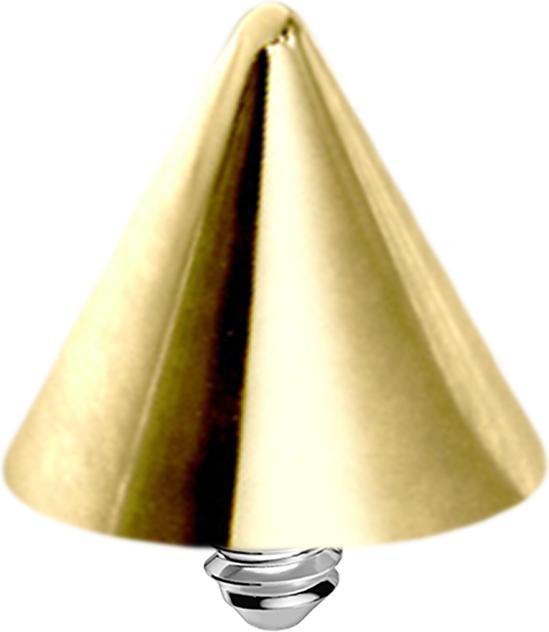 Produktbild Star Piercing Dermal Anchor Cone vergoldet (ohne Messing, Chirurgenstahl 316L)