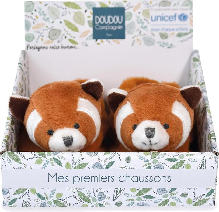 Immagine prodotto Doudou et Compagnie Unicef Pupazzetti con sonaglio Panda Rosso 0-6M