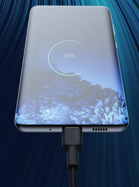 Image du produit Aukey Câble USB-C - USB-C, PD 60W, 1 m (1 m, USB 3.2 Gen 1)