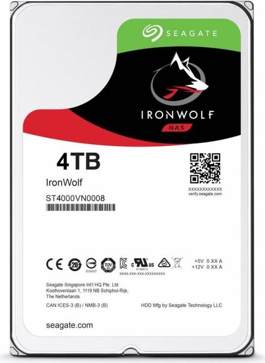 Immagine prodotto Seagate IronWolf (4 TB, 3.5", CMR)