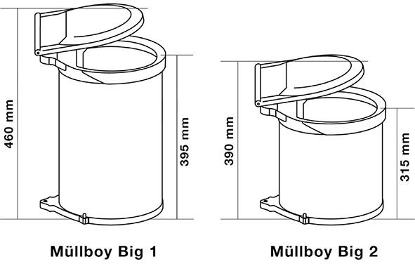 Produktbild Peka Metall Müllboy Big (32 l)