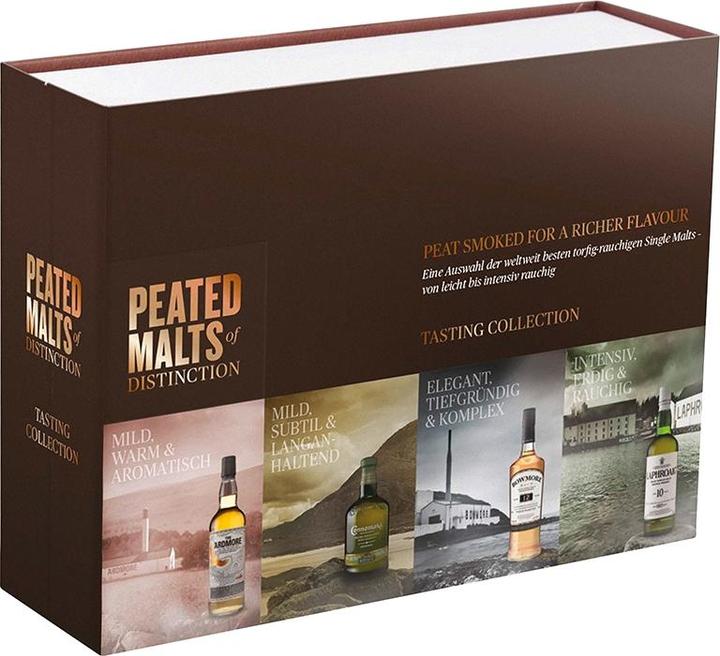 Produktbild Beam Suntory Peated Malts of Distinction Tasting Selektion Set 40% Vol. 4x0,05l (Single Malt)