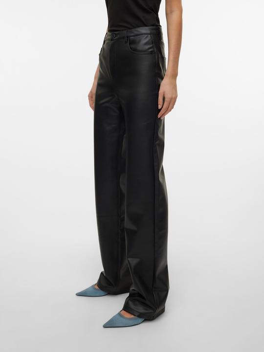 Immagine prodotto Vero Moda VMTESSA Hohe Taille Hose Hose in Lederoptik (29)