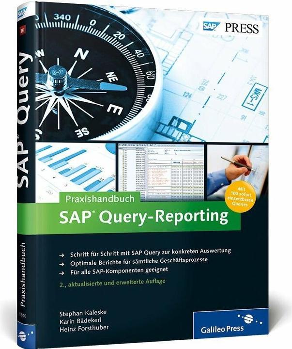 Produktbild Praxishandbuch SAP Query-Reporting (Deutsch, Karin Bädekerl, Heinz Forsthuber, 2013)