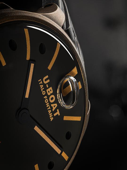 Produktbild U-Boat 9549 Darkmoon Brown Vintage Herrenuhr 40mm 5ATM (Analoguhr, 40 mm)