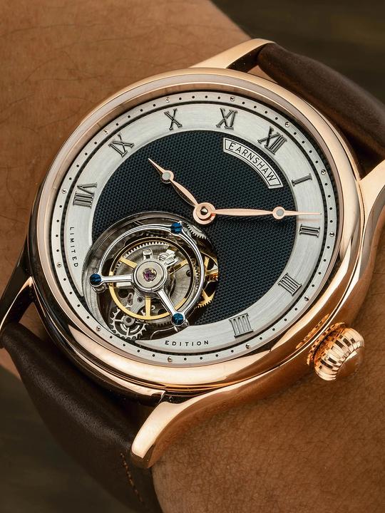 Actual product image Thomas Earnshaw ES-8213-03 Palmerston Tourbillon Skeleton Men's Watch 42mm (Analogue wristwatch, 42 mm)