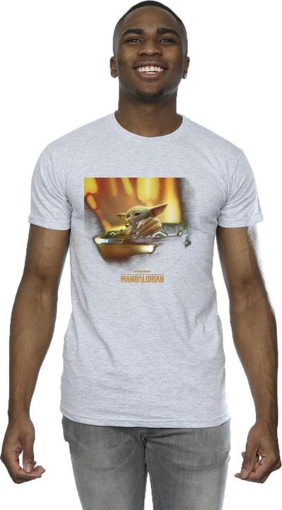 Image du produit Star Wars - T-shirt THE MANDALORIAN GROGU PAINTED - Homme (M)