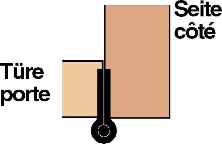 Actual product image Hager Zierbeschläge Furniture hinges