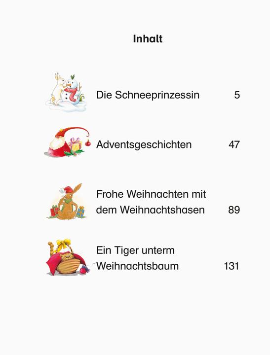Produktbild Ravensburger Die allerschönsten Weihnachtsgeschichten für Erstleser (Deutsch, Elke Broska, Betina Gotzen-Beek, Judith Allert, Doris Arend, Maja von Vogel, Lila L. Leiber, Ingrid Uebe, 2017)