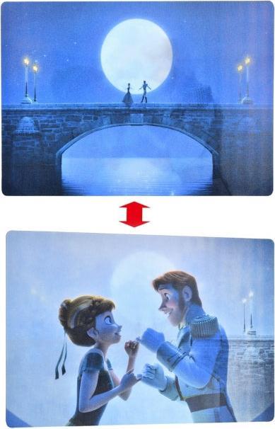 Immagine prodotto Disney Cartolina lenticolare Anna & Hans