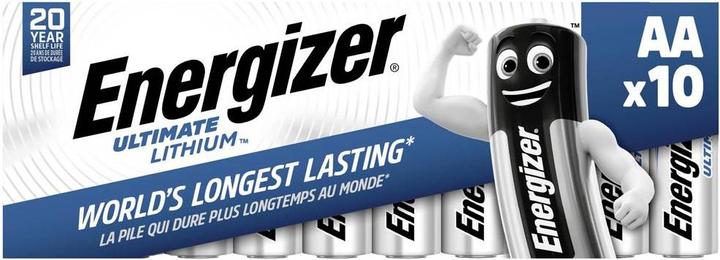 Actual product image Energizer Ultimate Lithium (10 pcs., AA, 3000 mAh)