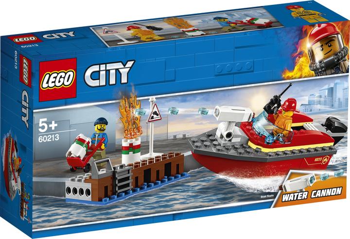 Image du produit LEGO Les pompiers du port (60213, LEGO City)