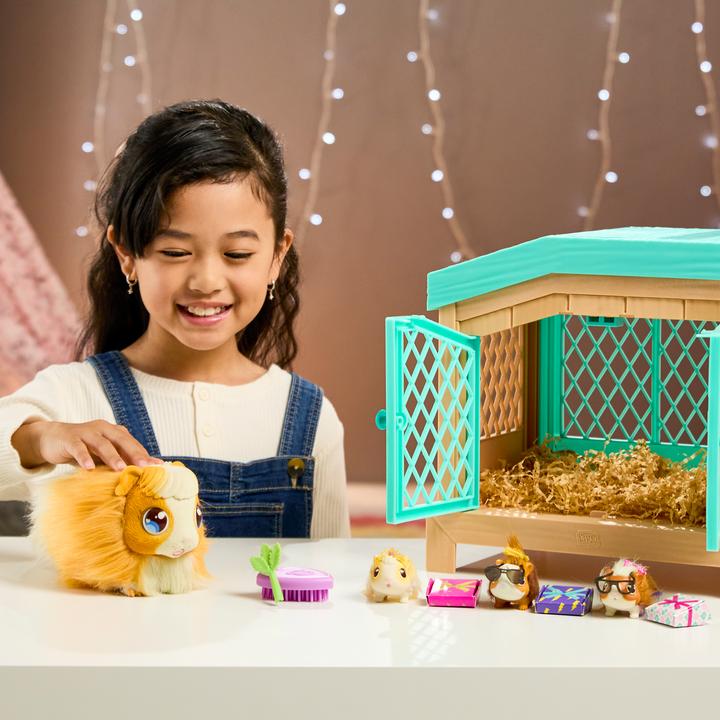 Produktbild Little Mama Surprise mit Stall und 3 Überraschungsbabys (33.10 cm)