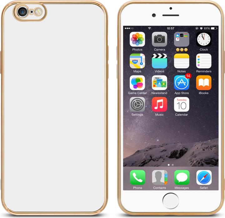 Produktbild Cadorabo Hülle für Apple iPhone 6 PLUS / 6S PLUS im TPU mit Kameraschutz LM130 Style (Apple iPhone 6 Plus)