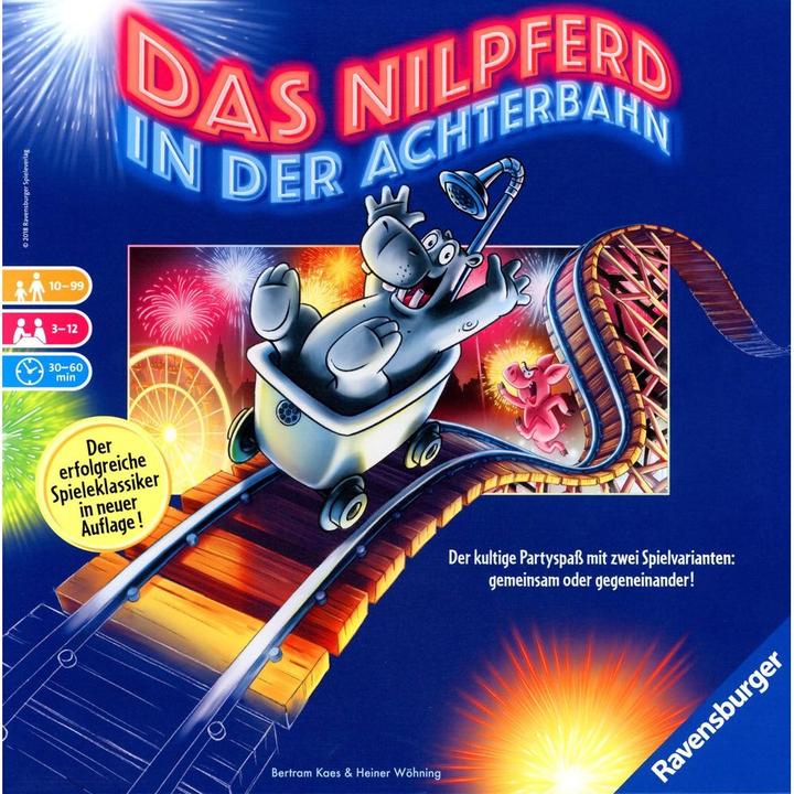 Immagine prodotto Ravensburger Gioco di salotto L'ippopotamo sulle montagne russe (Tedesco)