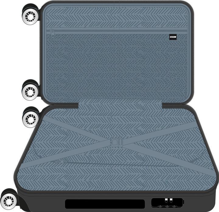 Produktbild Safta Koffer für die Kabine Dunkelgrau 20" 34,5 x 55 x 20 cm (20 l)