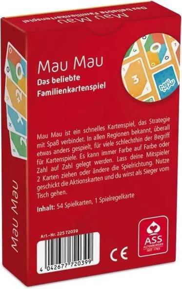 Actual product image ASS Altenburg 22572039 - Mau Mau - The boundless crazy game for young & old (DE edition) (German)