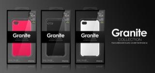 Immagine prodotto more. Granite Collection Hardcase per iPhone 4/4S Nero (Apple iPhone 4s, Apple iPhone 4)