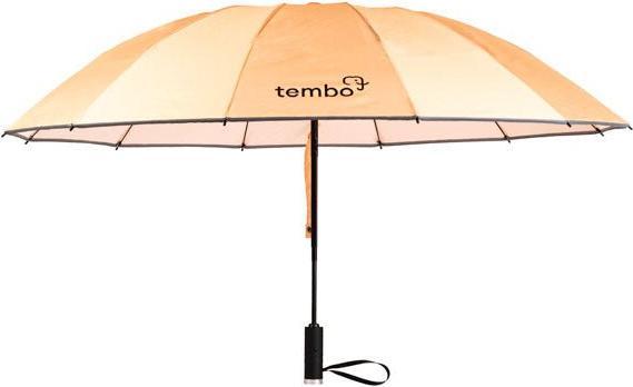 Produktbild Tembo Tembrella LED Sturmregenschirm aus rPET 105cm Lachs