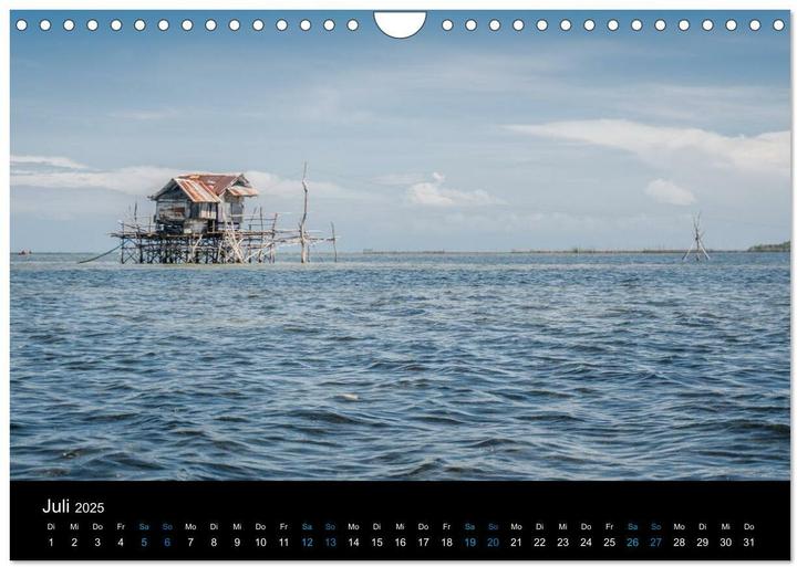 Actual product image Philippinen Foto Wandkalender 2025 (Wandkalender 2025 DIN A4 quer), Monatskalender (A4)