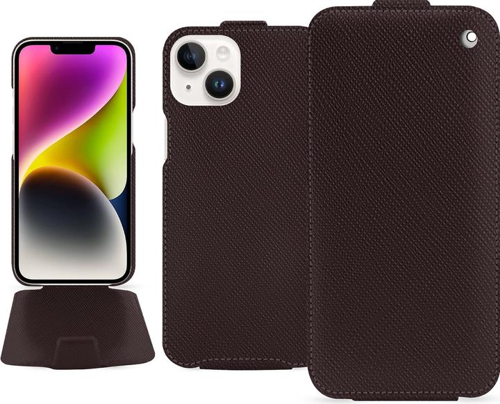 Image du produit Noreve Coque à rabat vertical en cuir (Apple iPhone 15 Plus)