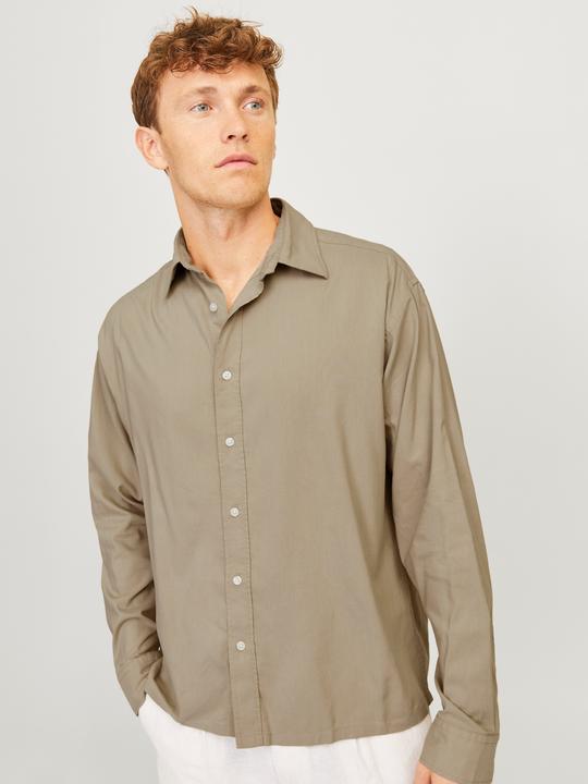 Actual product image Jack & Jones Jorjoshua Cropped Shirt Ls Smu Ln (XXL)