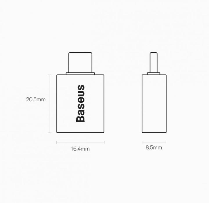 Image du produit Baseus USB Typ A – USB C (USB 3.2 Gen 1)