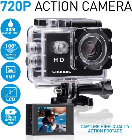 Actual product image Grundig Action cam HD 720P (30p)