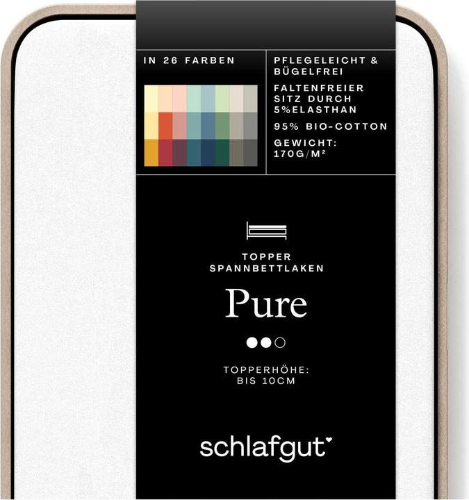 Produktbild schlafgut Pure Topper (90 x 190 - 100 x 220 cm)
