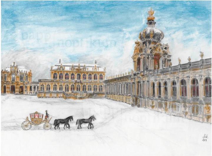 Immagine prodotto Pappnoptikum 1011 - Zwinger di Dresda (Mini calendario dell'Avvento)