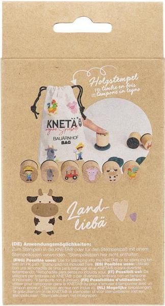 Image du produit Knetä Set de tampons en bois Bauärnhof