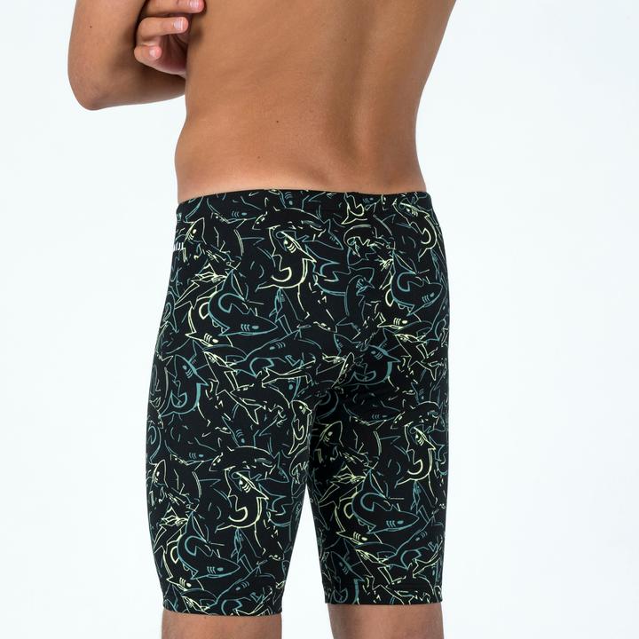 Immagine prodotto Nabaiji Badehose Jammer Jungen - 500 Fitib Shark schwarz (140)