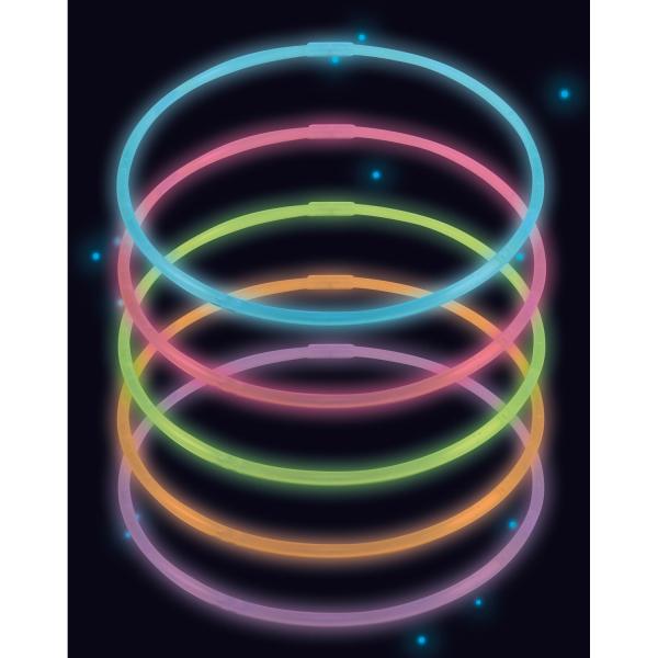 Immagine prodotto Magni 9902333 - Collane luminose a scatto, 10 pezzi, 56 cm, plastica, collana luminosa