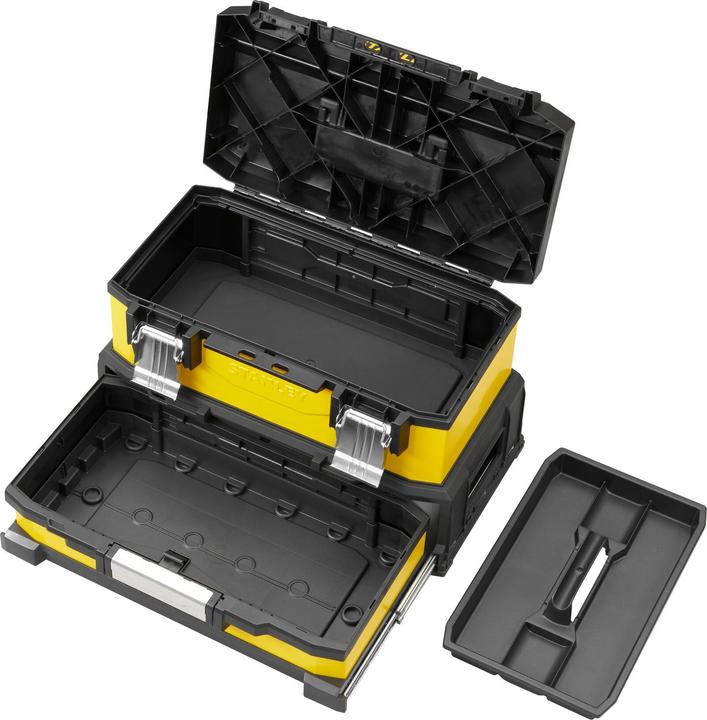 Produktbild Stanley Werkzeugbox MetallKunststoff mit integrierter Schublade (1 Teile)