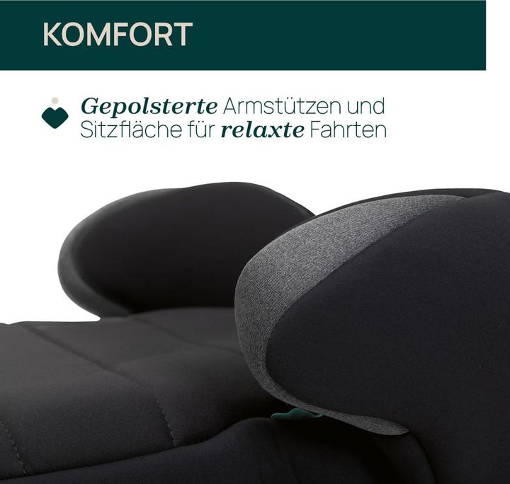 Produktbild Chicco Quasar Fix I-Size Obsidian (Kindersitzerhöhung, ECE R129/i-Size Norm)