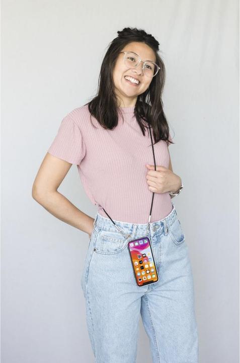 Immagine prodotto Hama Cover a tracolla con laccio da collo per Apple iPhone XR, trasparente (Apple iPhone XR)