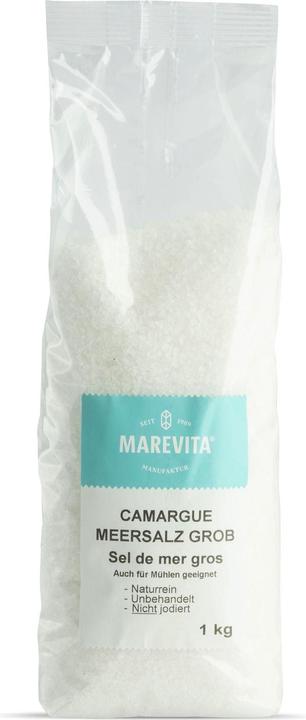 Actual product image Biovita Marevita coarse sea salt Camargue, France (1000 g)