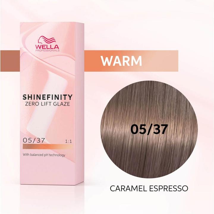 Image du produit Wella Shinefinity (Caramel, Expresso, 05/37 Marron clair Or Marron)