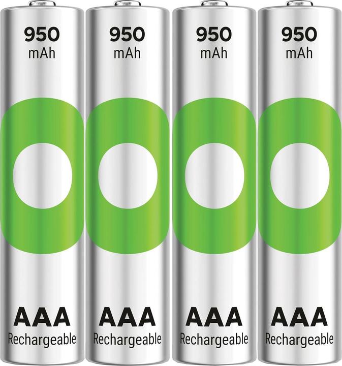 Produktbild GP Batteries ReCyko (4 Stk., AAA, 950 mAh)
