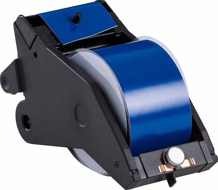 Image du produit Brady B-595, Vinyle, blanc sur bleu, 57mm x 27m, p. LabelizerPlus/Versprinter